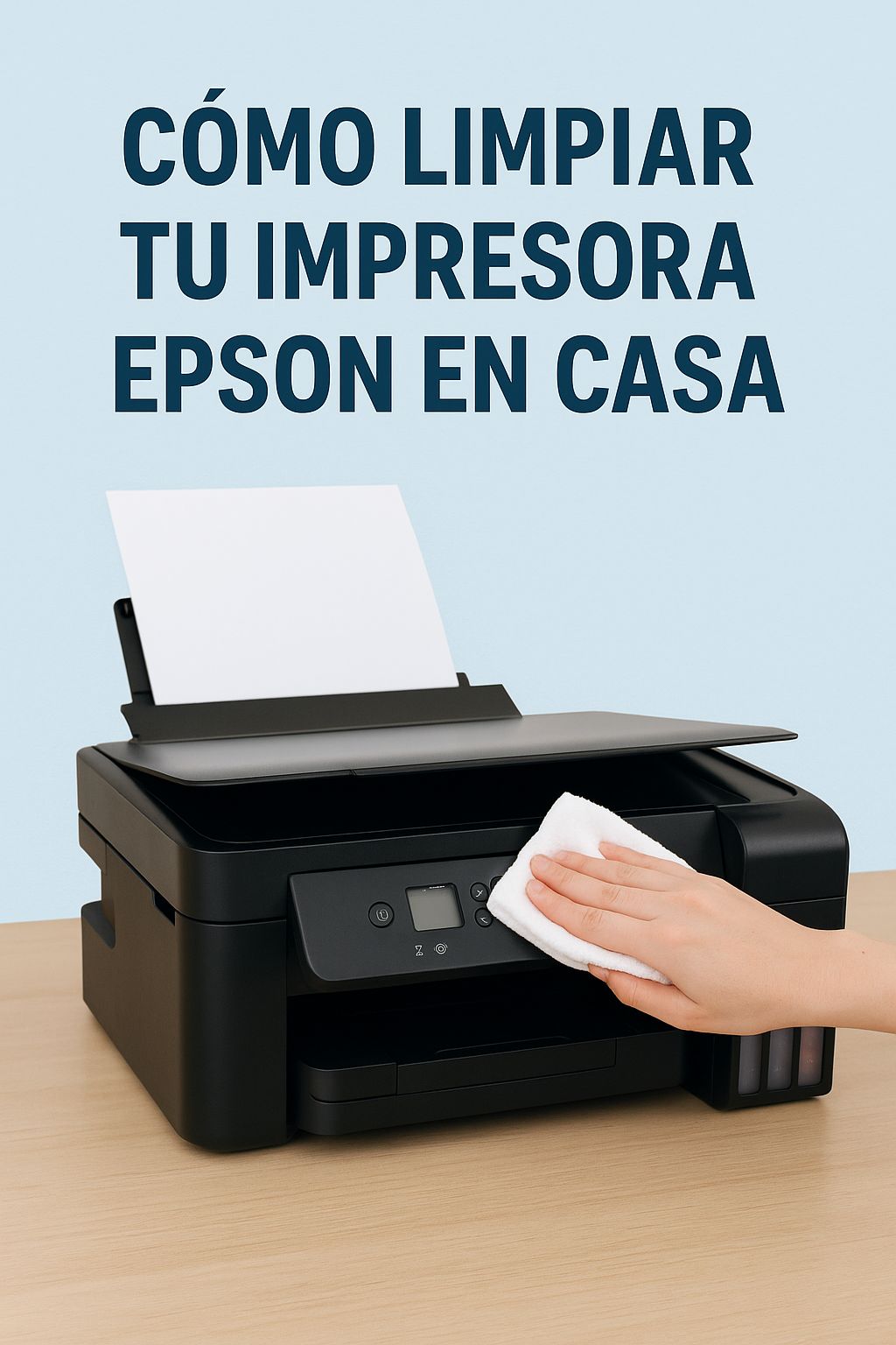 como limpiar tu impresora epson en casa